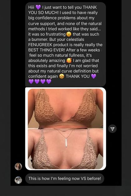 Real customer feedback received by Celestials