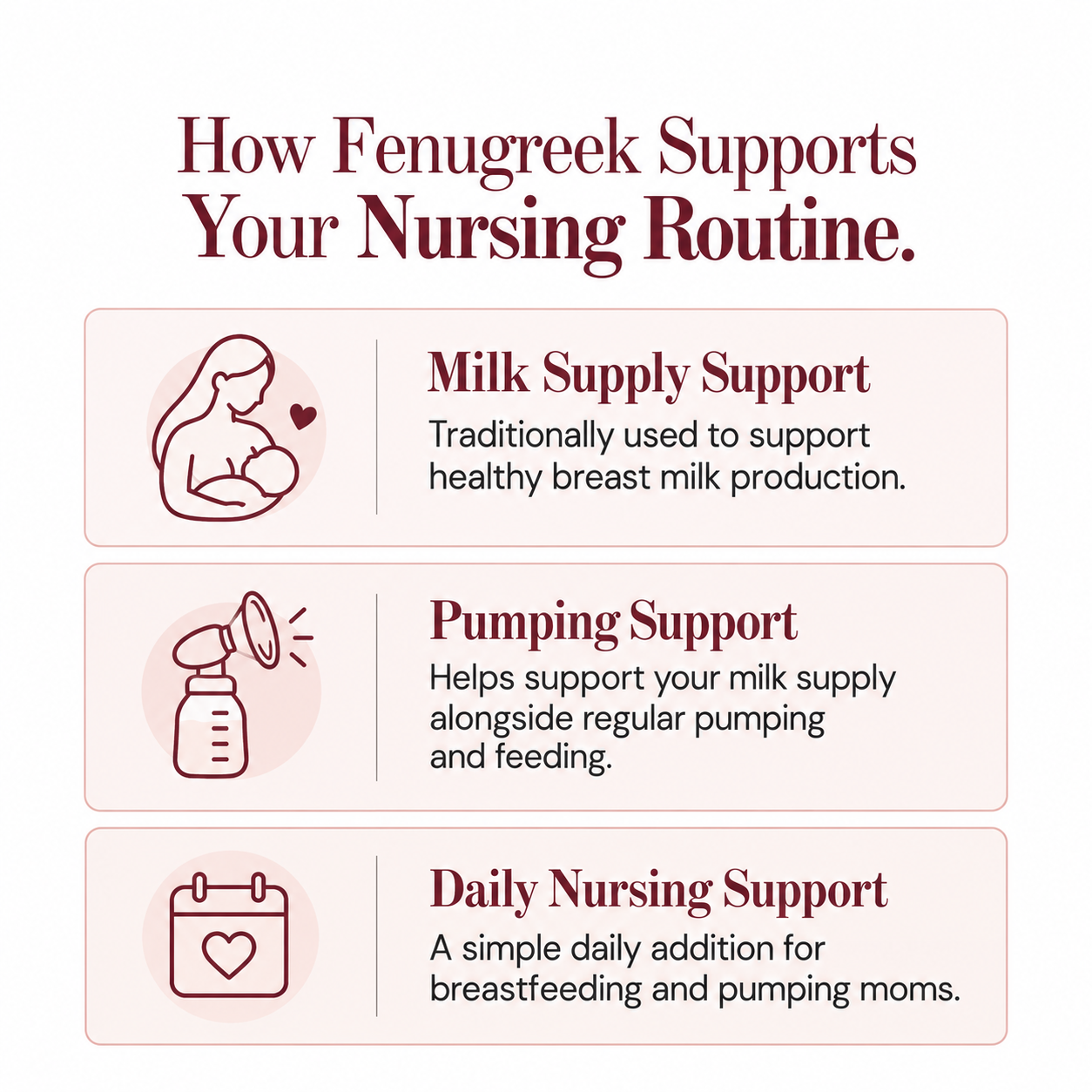 Fenugreek Lactation